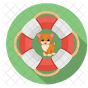 Swimming Tire Floating Life Saver Icon