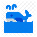 Swim Animal Simple Icon
