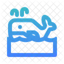 Swim Animal Simple Icon