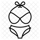 Bikini Panty Swimsuit Icon