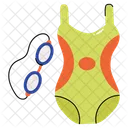Leisure Female Swimsuit Icon