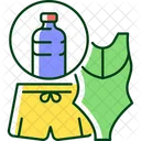 Swimsuit Recycle Waste Icon
