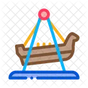 Boat Swing Amusement Icon