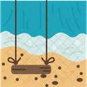 Swing Beach Relax Icon