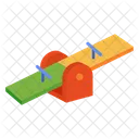 Swing Or Slide Kids Playful Icon