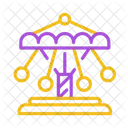 Swinging chain carousel  Icon