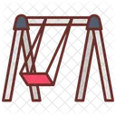 Swings Outdoor Adventure Playtime Joy Symbol