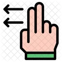 Swipe Hand Hands And Gestures Icon