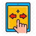 Swipe Gesture Finger Icon