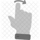 Swipe Finger Gesture Icon