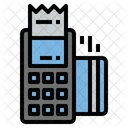 Swipe Card Swipe Machine Bill Generator Icon