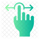 Swipe Hand Gesture  Icon