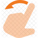 Swipe Left Gesture Icon