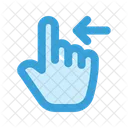 Swipe Left Gesture Hand Icon