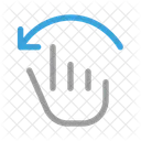 Swipe Left Gesture Hand Icon