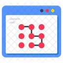 Swipe Lock Pattern Lock Password Icon