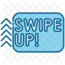 Swipe Up Icône