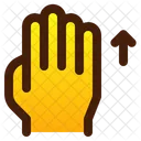 Swipe Up Hand Icon