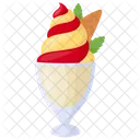 Swirl Yogurt Custard Icon