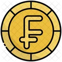 Swiss Franc Currency Finance Icon