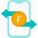 Swiss Franc Money Currency Exchnage Icon