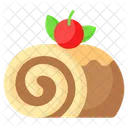 Swill Roll Cake Icon