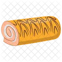 Swiss Roll Pastry Confection Icon