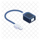 Socket Strip Power Extension Surge Protector Icon