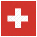 Switzerland Pantone Flag Icon