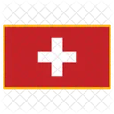 스위스 국기 국가 아이콘