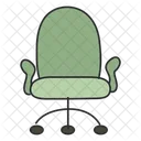 Swivel Chair Seat Sitting Icon