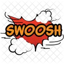 Swoosh Bubble Swoosh Bubble Speech Icon