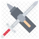 Sword Anvil Hammer Icon