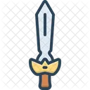 Sword Broadsword Skewer Icon