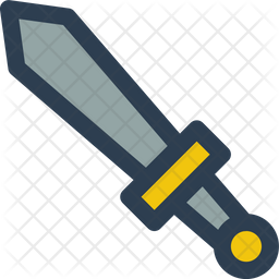 Sword Icon - Download in Line Style