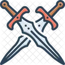 Sword Broadsword Skewer Warrior Glaive Backsword Dagger Weapon Blade Metal Icon