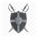 Shield Sword And Shield Weapon Icon