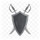 Shield Sword And Shield Weapon Icon