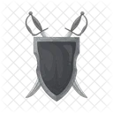 Shield Sword And Shield Weapon Icon