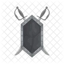 Shield Sword And Shield Weapon Icon