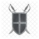 Shield Sword And Shield Weapon Icon