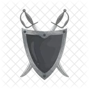 Shield Sword And Shield Weapon Icon