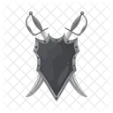 Sword And Shield Weapon Sword Icon