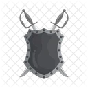 Shield Sword And Shield Weapon Icon