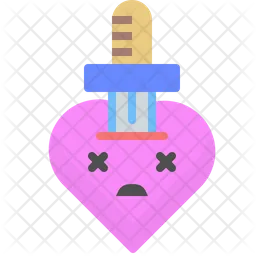 Sword heart Emoji Icon