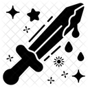 Sword Killer Knife Blood Dripping Sword Icon