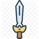 Sword Broadsword Skewer Icon