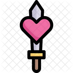 Sword In Heart  Icon
