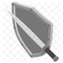 Shield Logo Military Shield Sword Shield Icon