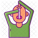 Sword Swallower Circus Perfomance Icon